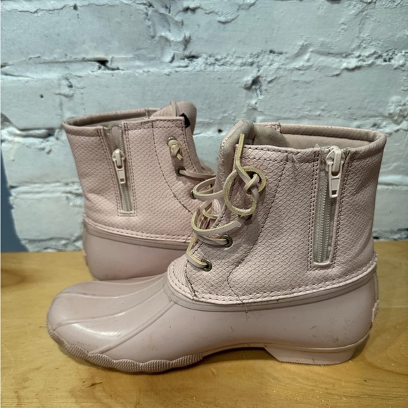 Sperry Women's Duck Boots Saltwater Boot Blush Size 6M‎ STK165269 - Picture 5 of 7